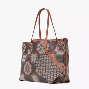 Spade Flower Monogram Sutton Large Tote